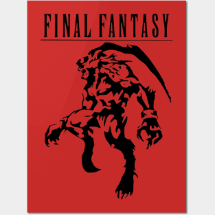 Ifrit Final Fantasy Posters and Art